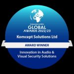 Komcept Solutions Ltd. Award Winner 2022/23 Innovation in Audio & Visual Security Solutions